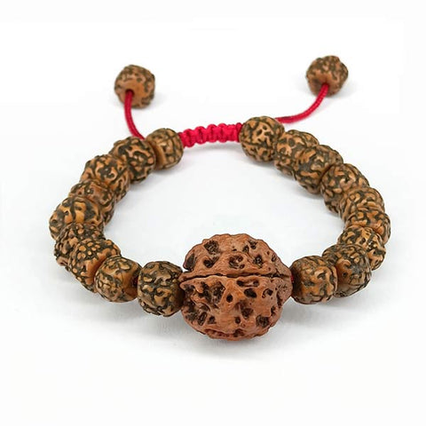 Products 4 Mukhi Nepali Rudraksha Bracelets with Cutting Beads