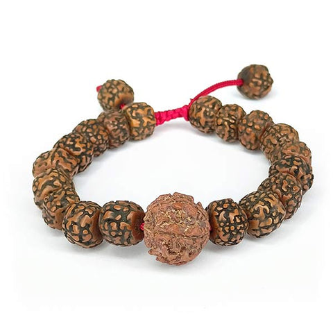  6 Mukhi Nepali Rudraksha Bracelets with Cutting Beads