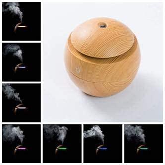 Wooden Cool Mist Humidifiers Essential Oil Diffuser Aroma Air Humidifier with Colorful Change for Car, Office, Babies, humidifiers for home, air humidifier for room (WOODEN HUMIDIFIRE-A)