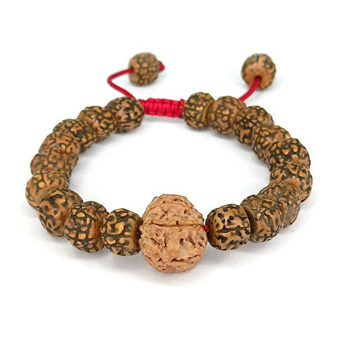 7 Mukhi Nepali Rudraksha Bracelets with Cutting Beads