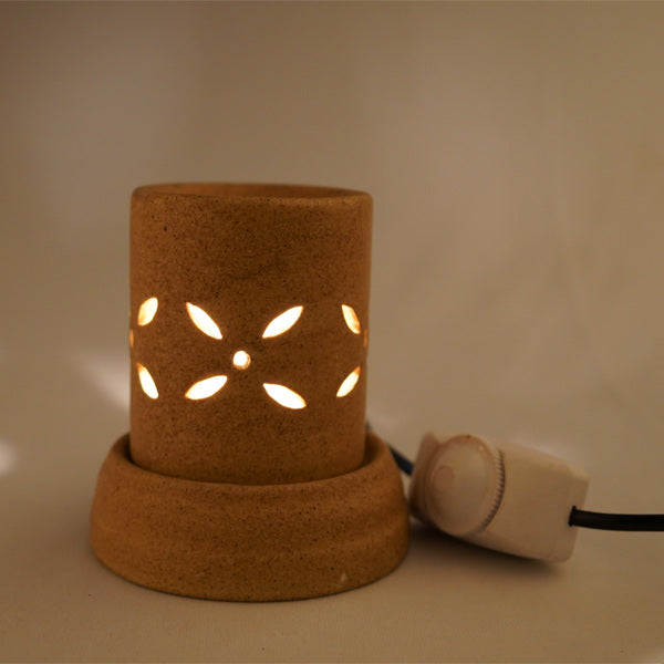 Ceramic Electric T-Light Lamp Diffuser with Dimmer DTDF-0007