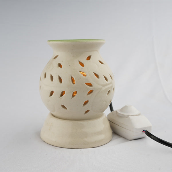 Leaf Design Ceramic Diffuser With Electric Dimmer