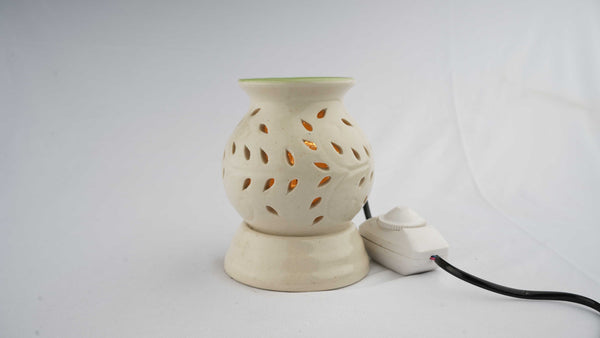 Leaf Design Ceramic Diffuser With Electric Dimmer