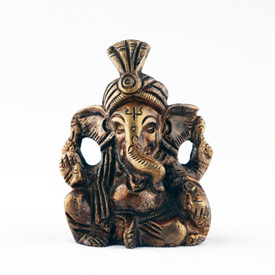 Lord Ganesha in Brass Idol 