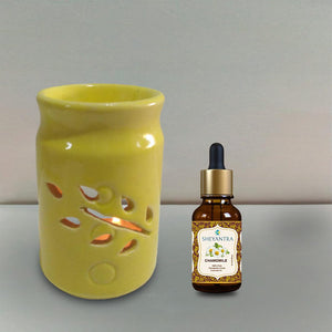 Yellow ceramic Candle Diffuser DTDF-0012